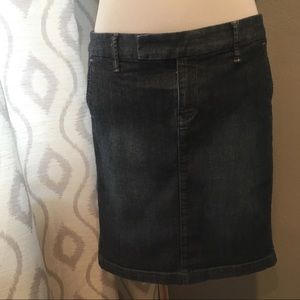 Converse jean skirt